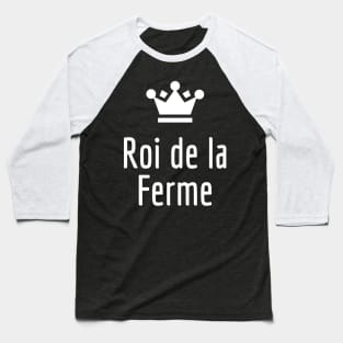 Roi de la ferme Baseball T-Shirt